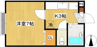 ポーロニア上杉II【1階】の間取り