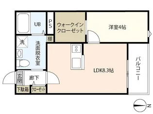 REGALE SOUTH【2階】の間取り