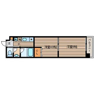 チェンピー榴岡III【7階】の間取り