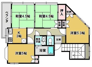 パークサイドR【3階】の間取り