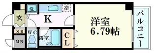 シーガル二条【2階】の間取り