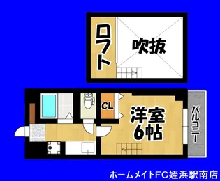 ウェステリア歯科大前【2階】の間取り