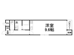 ラパン四条大宮【1階】の間取り
