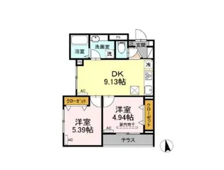 グラナーデ目白御留山【1階】の間取り