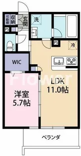 カルム弐番館【1階】の間取り