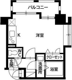 ベールメトロ姪浜【8階】の間取り