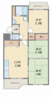 村上ハイツ【2階】の間取り