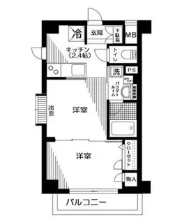 日神デュオステージ池上【4階】の間取り