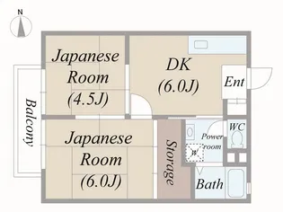 ハイツスクエア【2階】の間取り