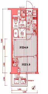 ブライズ川崎本町【5階】の間取り