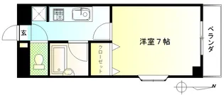 ラ・ヴィエンヌ【1階】の間取り