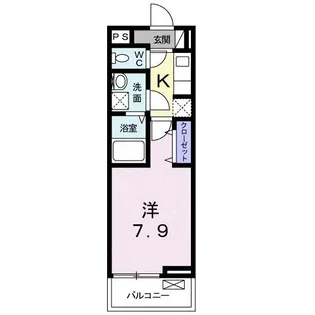 セラピアV B【2階】の間取り