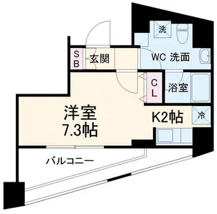 メインステージ中目黒【6階】の間取り