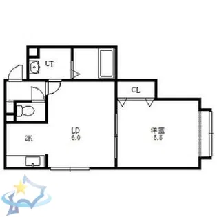 ロジェ【3階】の間取り