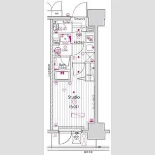 グランド・ガーラ立川【2階】の間取り