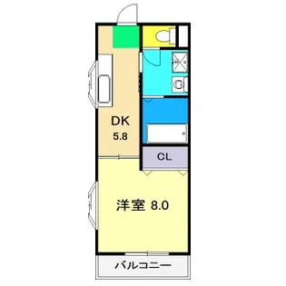 コージーコート【2階】の間取り