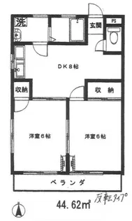 カーサ K・S A棟【3階】の間取り