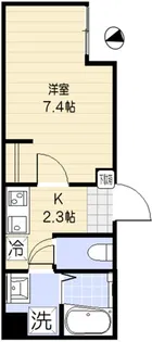 品川サザンコート【2階】の間取り