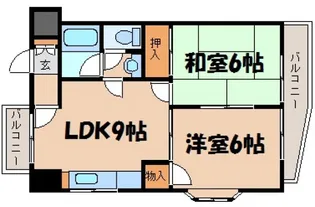 プレジール堀越【3階】の間取り