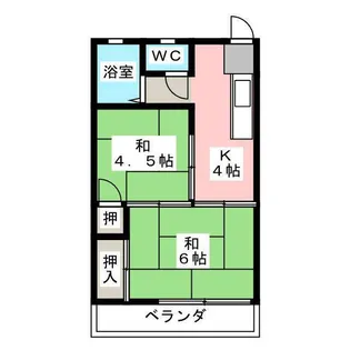 ロイヤルレジデンス【2階】の間取り