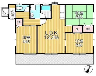 茨城県神栖市太田【一戸建】の間取り