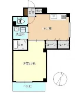 プランドール牛田本町【3階】の間取り