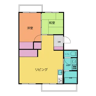 八千代中央レジデンス1号棟【2階】の間取り