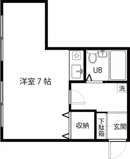 セイントハイツ【2階】の間取り