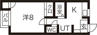 ネオ・メープル高松【1階】の間取り