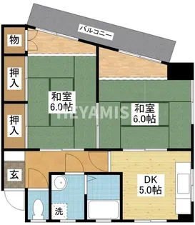 丸幸ビル【3階】の間取り