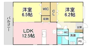 福岡県北九州市小倉北区赤坂2【マンション】の間取り