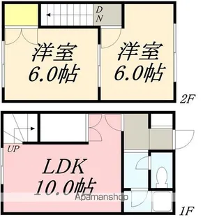 コーポHERO亀田港【1階】の間取り