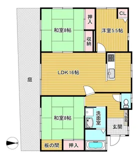 東京都世田谷区松原2【アパート】の間取り