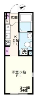 東京都大田区東馬込1【マンション】の間取り