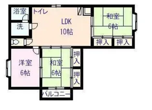 3LDKの間取り画像