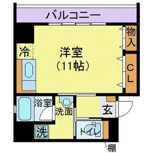 シンセイビル【4階】の間取り