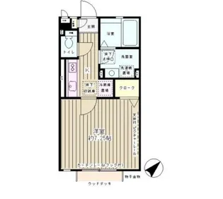 クレインハウス妙典【1階】の間取り