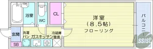 パークサイド【1階】の間取り