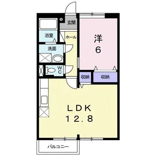 コンフォート2【1階】の間取り