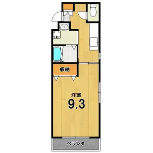 ラフォーレ岡崎【4階】の間取り