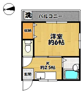 ハイツシャトル【2階】の間取り