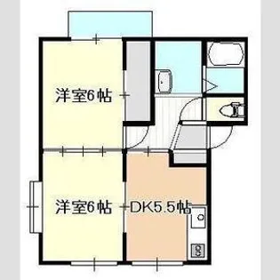 ホワイトハウス【2階】の間取り
