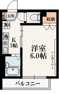 東京都中野区上高田5【マンション】の間取り