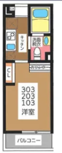 アベリア【1階】の間取り