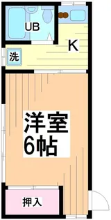 東京都杉並区方南1【アパート】の間取り