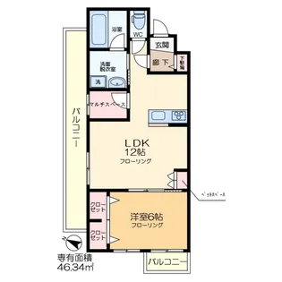 (仮称)南小岩5丁目メゾン【3階】の間取り