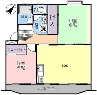 ドミ美【1階】の間取り