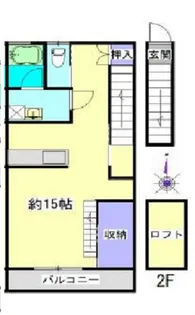 1Rの間取り画像