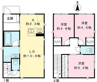 埼玉県さいたま市見沼区大和田町2【一戸建】の間取り