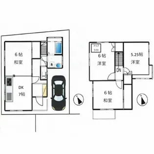 神奈川県海老名市大谷南4【一戸建】の間取り